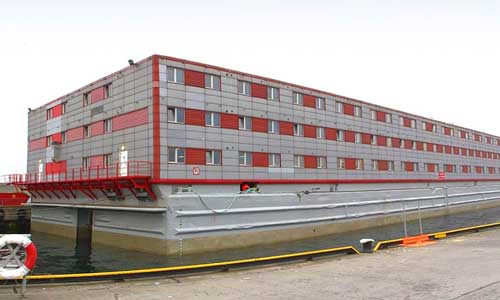 Accommodation barges